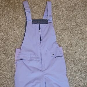 SkiGear Purple Snow Bib Overalls